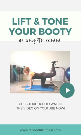 Lift and Tone Your Booty (Video + Step-by-Step Guide!)