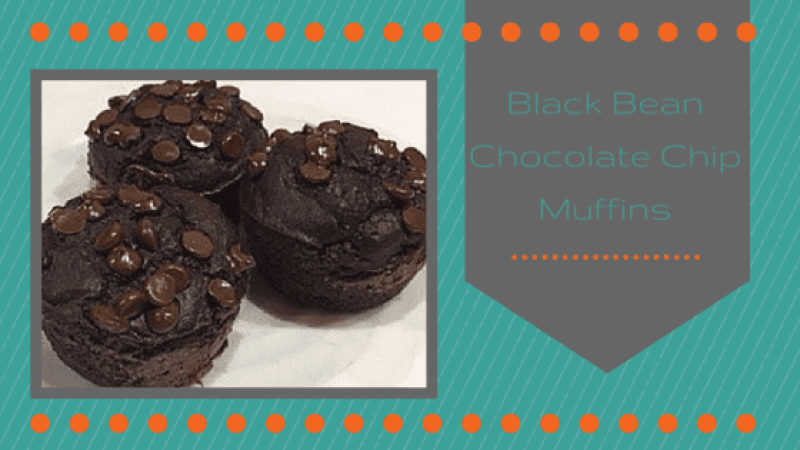 Black Bean Chocolate Chip Muffins